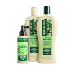 Kit Antiqueda Jaborandi (500mL) Shampoo, Condicionador e Tônico