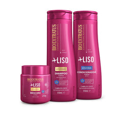 Kit +Liso Shampoo, Condicionador e Máscara (250g)