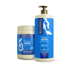 Kit Neutro (1L/Kg) Shampoo e Banho de Creme
