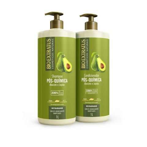 Kit Pós-Química (1L) Shampoo e Condicionador