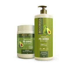 Kit Pós-Química (1L/Kg) Shampoo e Banho de Creme