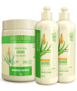 Kit Cachos (1L/Kg) Banho de Creme e Finalizador