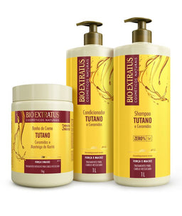 Kit Tutano (1L/Kg) Shampoo, Condicionador e Banho de Creme